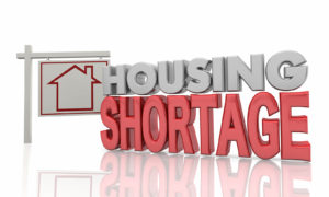 housing shortage sign